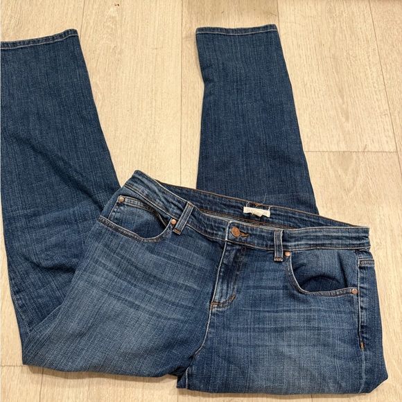 Eileen Fisher Denim - Eileen Fisher Dark Blue Straight Leg Jeans